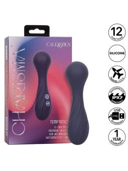 CALEXOTICS - CHARISMA TEMPTATION MASSAGER 12 FUNÇÕES ROXO