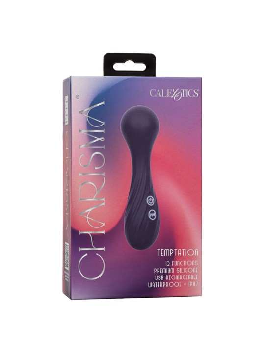 CALEXOTICS - CHARISMA TEMPTATION MASSAGER 12 FUNÇÕES ROXO