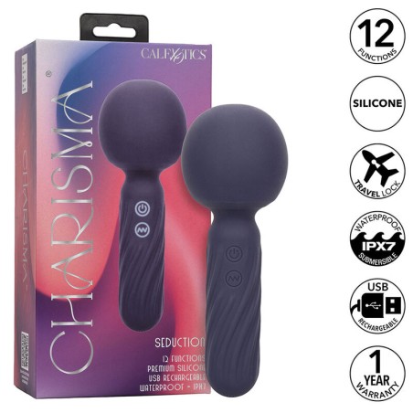 CALEXOTICS - CHARISMA SEDUCTION MASSAGGIATORE 12 FUNZIONI 17,75 CM X 6