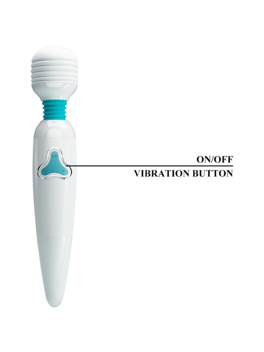 PRETTY LOVE - VIBRATEUR CLOUD WAND 7 VIBRATIONS BLANC