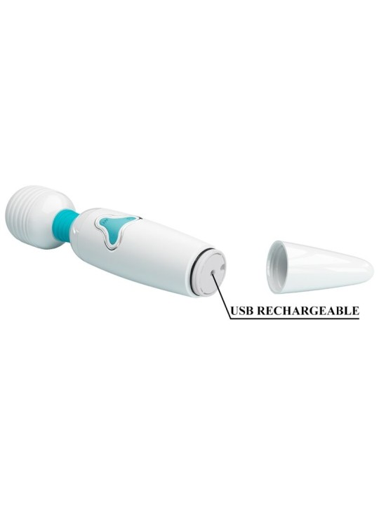 PRETTY LOVE - VIBRATORE CLOUD WAND 7 VIBRAZIONI BIANCO