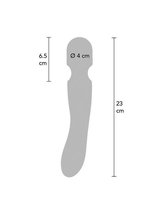 TOYJOY - LIGHT ZENITH WAND MASSAGER BLACK