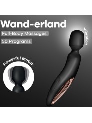 SATISFYER - WAND ERLAND MASSAGGIATORE VIBRANTE NERO
