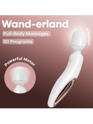SATISFYER - WAND ERLAND VIBRERENDE MASSAGER WIT