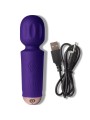 ROCKS-OFF - MINI BACCHETTA RICARICABILE 16 FUNZIONI VIOLET DREAM