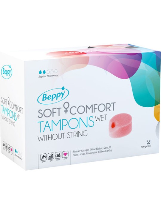 BEPPY - TAMPONES LUBRICADOS 2 UDS
