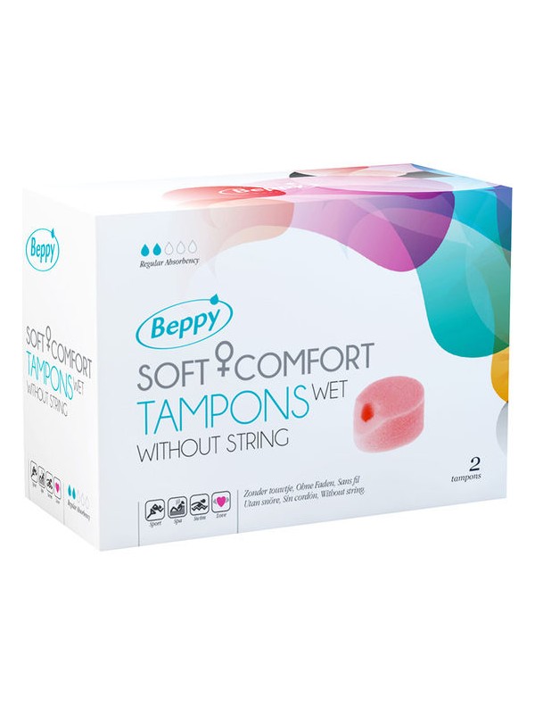BEPPY - GLIJMIDDEL TAMPONS 2 STUKS