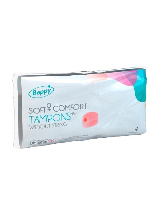 BEPPY - SOFT COMFORT TAMPONS WET 4 UNITS