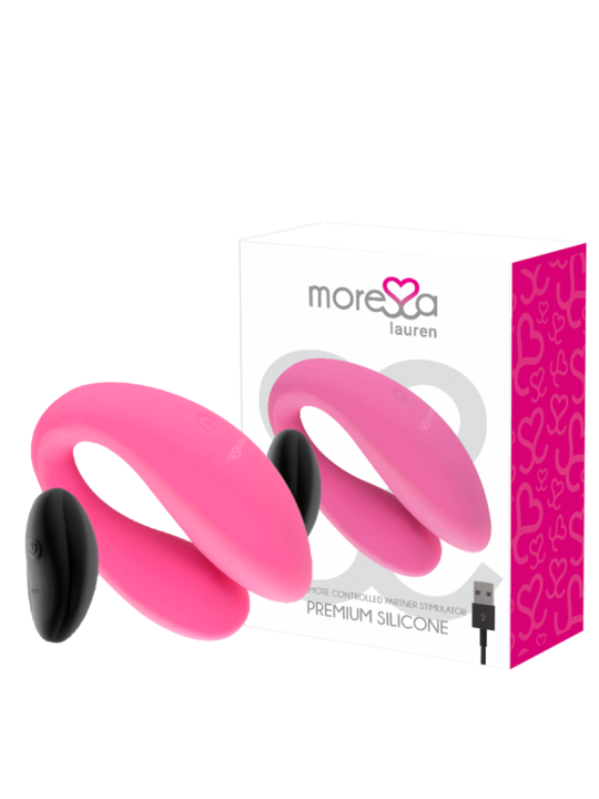 MORESSA - STIMULATEUR TÉLÉCOMMANDE LAUREN POUR COUPLES