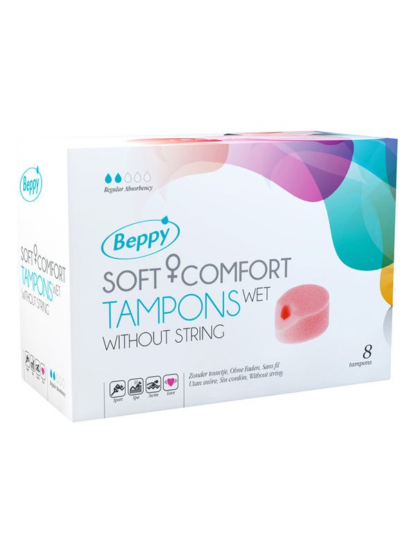 BEPPY - TAMPONES LUBRICADOS 8 UDS