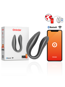 ONINDER - LISBON G-SPOT & CLITORIS STIMULATOR ZWART - GRATIS APP
