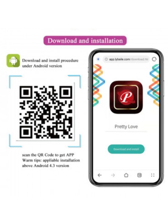 PRETTY LOVE - APPLICATION GRATUITE CATALINA MASSAGER LILAS
