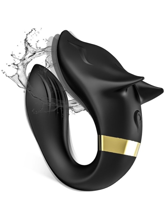 ARMONY - VIBRADOR FOX PARA CASAIS CONTROLE REMOTO PRETO