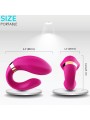ARMONY - CRESCENT VIBRATOR PAAR AFSTANDSBEDIENING FUCHSIA