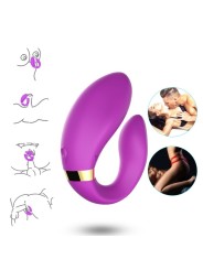 ARMONY - CRESCENT VIBRATOR COUPLE AFSTANDSBEDIENING VIOLET