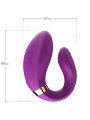 ARMONY - CRESCENT VIBRATOR COUPLE AFSTANDSBEDIENING VIOLET