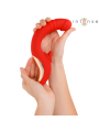 INTENSE - PAULINA VIBRATOR EN STIMULATOR IN U-VORM ROOD