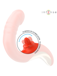 INTENSE - PAULINA VIBRATOR EN STIMULATOR IN U-VORM ROOD