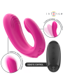 INTENSE - JANET DUAL U-SHAPED STIMULATOR AND VIBRATOR WITH REMOTE CONT