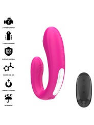 INTENSE - JANET DUBBELE U-VORMIGE STIMULATOR EN VIBRATOR MET AFSTANDSB
