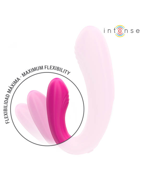 INTENSE - JANET DUAL STIMOLATORE E VIBRATORE A FORMA DI U CON TELECOMA