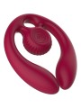 SNAIL VIBE - GIZI DÚO ESTIMULADOR DE PAREJAS CONTROL REMOTO BURDEOS