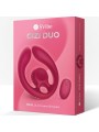 SNAIL VIBE - GIZI DUO STEL STIMULATOR AFSTANDSBEDIENING BOURGONDIË