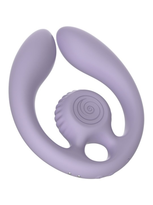 SNAIL VIBE - GIZI DUO STIMULATEUR POUR COUPLES TÉLÉCOMMANDE LILAS