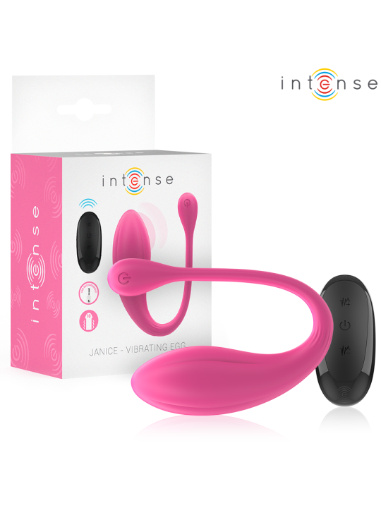 INTENSE - JANICE U VIBRATOR DOUBLE STIMULATION 10 VIBRATIONS PINK REMO