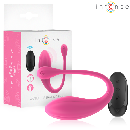 INTENSE - JANICE U VIBRATOR DUBBELE STIMULATIE 10 VIBRATIES ROZE AFSTA