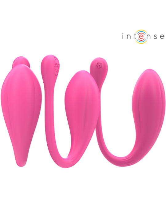 INTENSE - JANICE U VIBRATEUR DOUBLE STIMULATION 10 VIBRATIONS ROSE TÉL