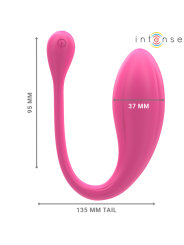 INTENSE - JANICE U VIBRATOR DOUBLE STIMULATION 10 VIBRATIONS PINK REMO