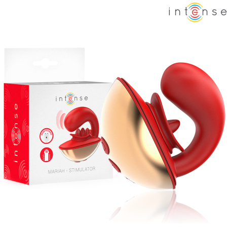 INTENSE - VIBRATEUR & STIMULATEUR MARIAH EN FORME DE U 10 VIBRATIONS R