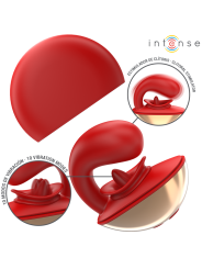 INTENSE - VIBRATORE E STIMOLATORE MARIAH A FORMA DI U 10 VIBRAZIONI RO