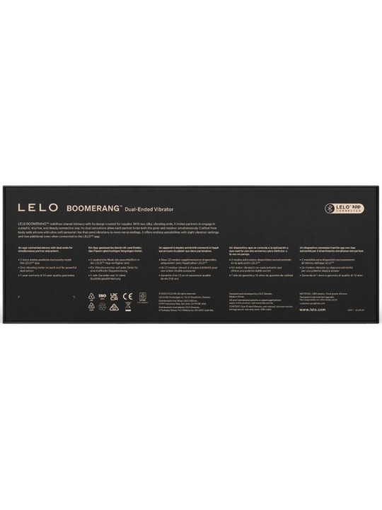 LELO - BOOMERANG DOPPELENDER VIBRATOR KIRSCH