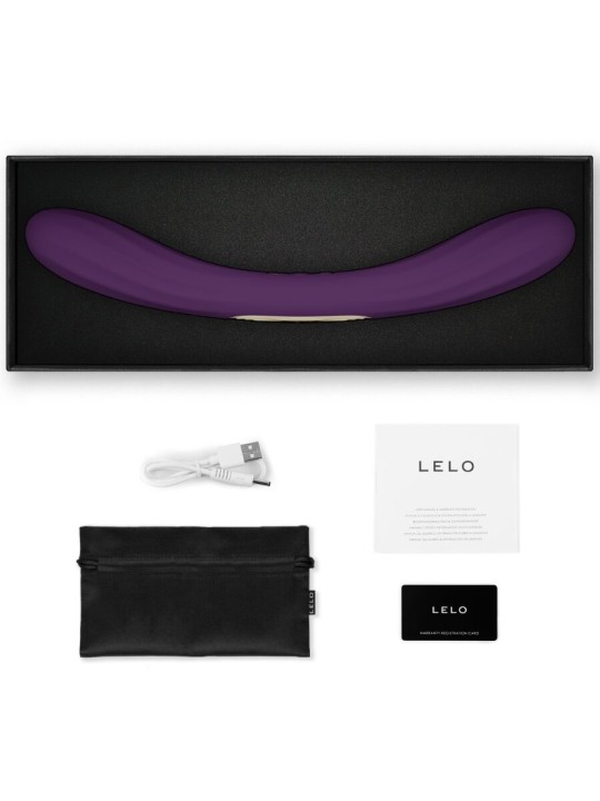 LELO - BOOMERANG VIBRADOR DE DOBLE EXTREMO MORADO