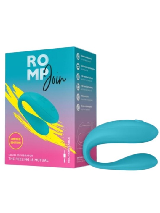 ROMP - JOIN VIBRADOR PARA PAREJAS TURQUESA