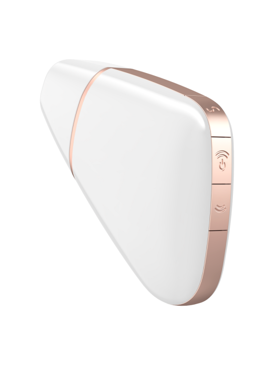 SATISFYER - LOVE TRIANGLE STIMULATOR & VIBRATOR WEISS
