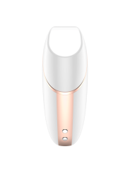 SATISFYER - LOVE TRIANGLE STIMULATOR & VIBRATOR WEISS