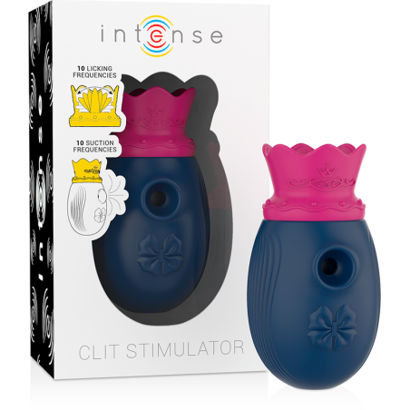 INTENSE - STIMULATEUR DE CLITORIS 10 MODES D'ASPIRATION ET DE LÉCHAGE 