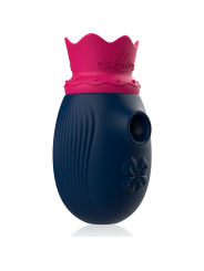 INTENSE - CLITORIS STIMULATOR 10 ZUIG- EN LIKSTANDEN - BLAUW