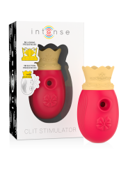 INTENSE - CLITORIS STIMULATOR 10 ZUIG- EN LIKSTANDEN - ROOD