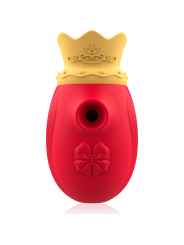 INTENSE - CLITORIS STIMULATOR 10 SUCTION AND LICKING MODES - RED