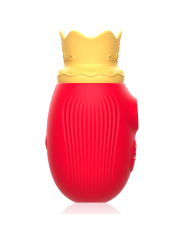INTENSE - CLITORIS STIMULATOR 10 SUCTION AND LICKING MODES - RED