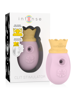 INTENSE - ESTIMULADOR DE CLITÓRIS 10 MODOS DE SUCÇÃO E LAMBER - ROSA