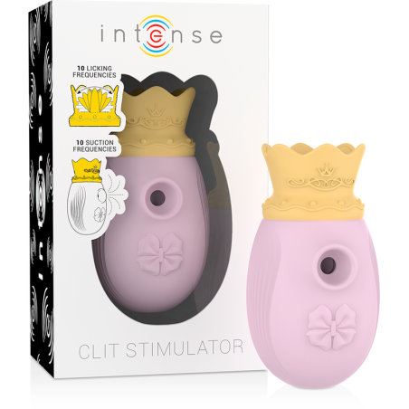 INTENSE - STIMULATEUR DE CLITORIS 10 MODES D'ASPIRATION ET DE LÉCHAGE 