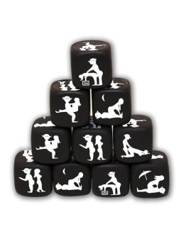DIABLO PICANTE - JOGO DE DADOS DE POSTURA PRETO