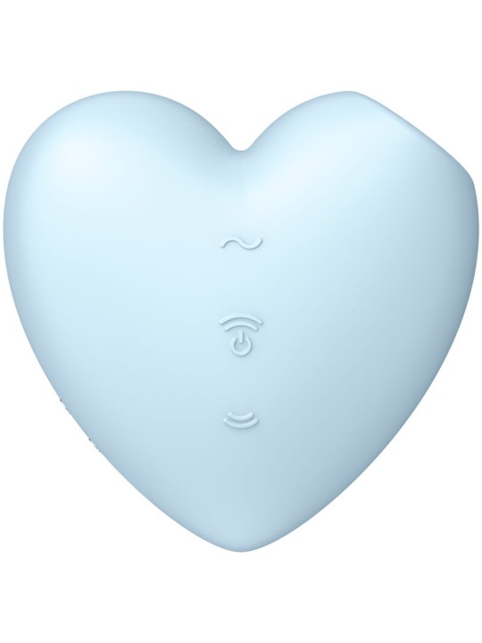 SATISFYER - SCHATTIGE HARTSTIMULATOR EN VIBRATOR BLAUW