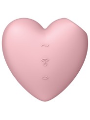 SATISFYER - SCHATTIGE HARTSTIMULATOR EN VIBRATOR ROZE