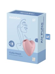 SATISFYER - SCHATTIGE HARTSTIMULATOR EN VIBRATOR ROZE
